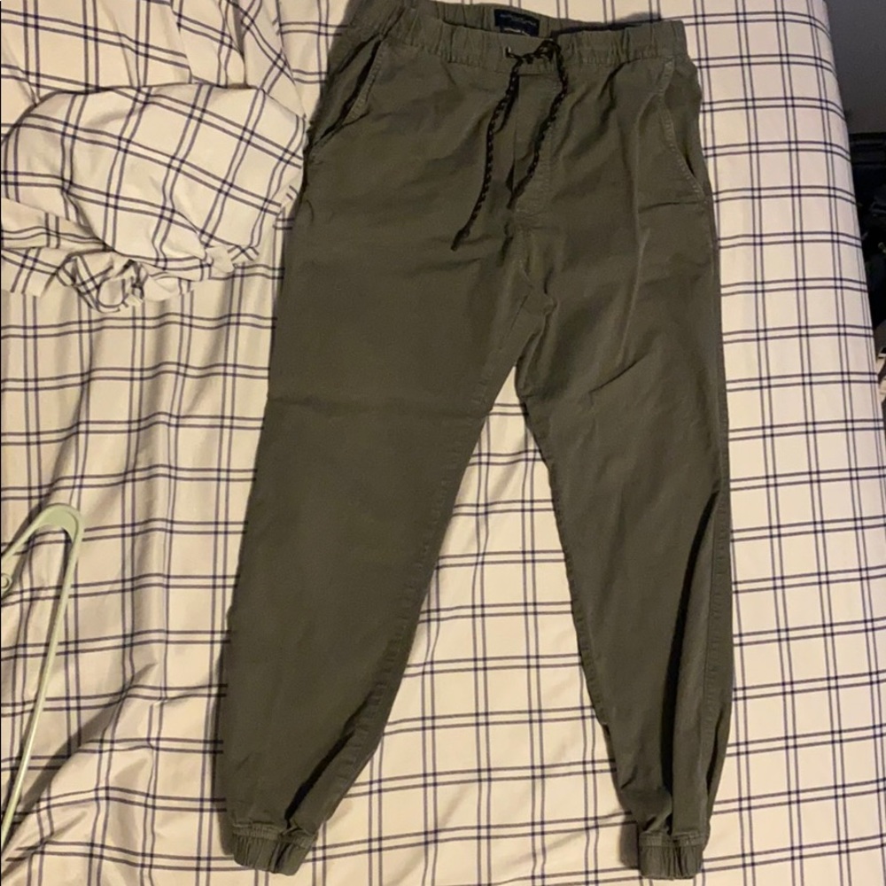 Khaki joggers